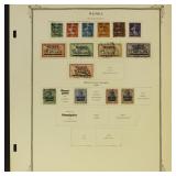 Memel Stamps collection on pages, mixed conditions