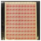 Ryukyu Islands Stamps #8-13 Mint NH Sheets of 100,