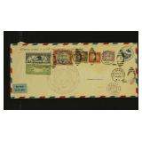 US Stamps 1929 LZ127 Cover with #570-571, etc on 5