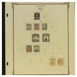 Colombia States Stamps collection on pages, mixed