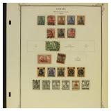 Danzig Stamps collection on pages, mixed condition