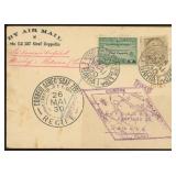 Brazil Stamps #4CL8 on 1930 Postcard with First Eu