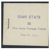 Idar Indian State Stamps #4 Complete Booklet Mint