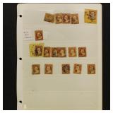 US Stamps 1860s 3 cent Washington issues, 100+ Use