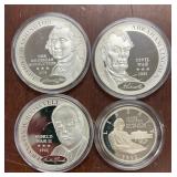 Silver Coins 3 x 1 Ounce Silver Rounds, 1 1993 Bir