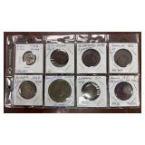 Worldwide Coins including a group of Canadian Cent