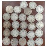 US Silver Coins Barber/Liberty Half Dollars Group