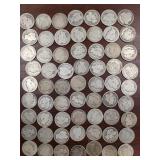 US Silver Coins Barber/Liberty Quarters Group of 6