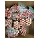 US Coins 114 2008 & 2009 Lincoln Cent Rolls, 5700