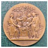 1904 St Louis Expo Paris Mint Medal in Bronze by D
