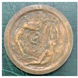 1913 Medal in Bronze by Circle of Friends Medallio