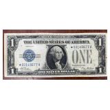 US Paper Money 1928 $1 Silver Certificate Star Not