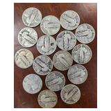 US Silver Coins 1926 Standing Liberty Quarters Gro