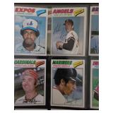 1977 Topps Baseball Cards Complete Set plus Traded