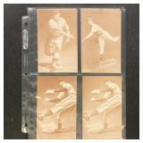1939-1946 Exhibits Set of 6 Cards in mixed conditi