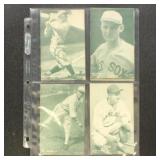 1927 Exhibits Set of 6 Cards in mixed condition wi