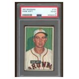 Hank Arft 1951 Bowman Baseball Card PSA Graded 4