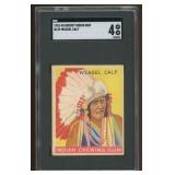 1933 Goudey Indian Gum #129 Weasel Calf SGC Graded