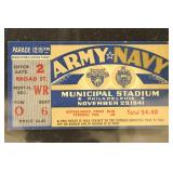 1941 Army-Navy Football Game Program from 11/29/19
