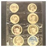 1937 & 1938 Dixie Lid Lot of 10, with duplication