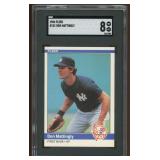 Don Mattingly 1984 Fleer Rookie Baseball Card SGC