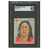 1933 Goudey Indian Gum #45 Santana SGC Graded 4 Tr