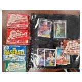 Baseball Card Accumulation includes 1989 Topps Tra