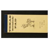 US Paper Money "Texas Scratch Pad" of 1963 $1 Fede