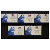 US Proof Sets 2004-2008 Statehood Quarter Sets
