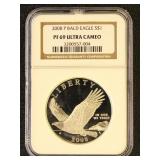 US Silver Coin 2008-P Bald Eagle Dollar PF69 Ultra