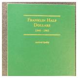 US Silver Coins 1956-1963 Franklin Half Dollars co