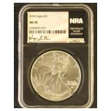 US Coins 2023 Silver Eagle Graded MS69 by NGC
