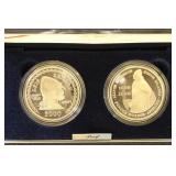 US Silver Coins: 2 Ericson 2000 Commemorative Proo