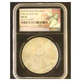 US Coins 2006-W Burnished Silver Eagle Graded MS69