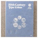 US Coins Type collection, 20th century issues, inc
