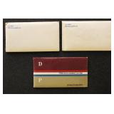 US Coins 1980, 1981, & 1984 US Mint Sets, P & D in