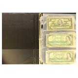 Canada & Great Britain Paper Money collection in p
