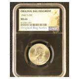 US Silver Coin 1946 Washington Quarter MS66 NGC Gr