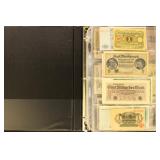 Germany Paper Money collection in pages neatly pre