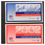 US Coins 2002 US Mint Set, P & D in Original Envel