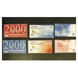 US Coins 1999-2001 US Mint Sets, P & D in Original