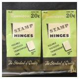 Dennison Hinges 2 Packs of 1000 each, sealed vinta