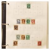 US Stamps 1850s-1970s Used Collection on Homemade