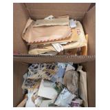 Worldwide Stamps in Bankers Box, mostly on paper,