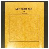 US Stamps 20+ Mint Sheets, mostly 1940s & 1950s in