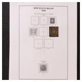 Australian States Stamps Mounted on Pages, many hi