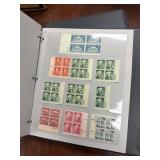 US Stamps 2 Stockbooks of mostly Plate Blocks, 193
