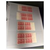 US Stamps #785-794 Mint NH Matched Sets of Plate B