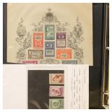 Worldwide Stamps on Pages in Binder, a few hundred