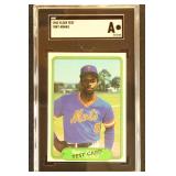 1982 Fleer Test Baseball Card, essay used by Fleer